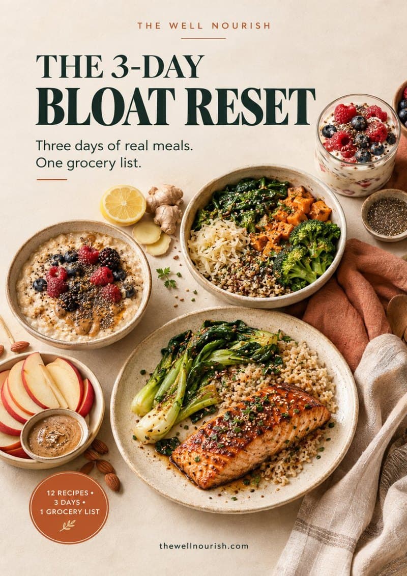 The 3-Day Bloat Reset free guide cover